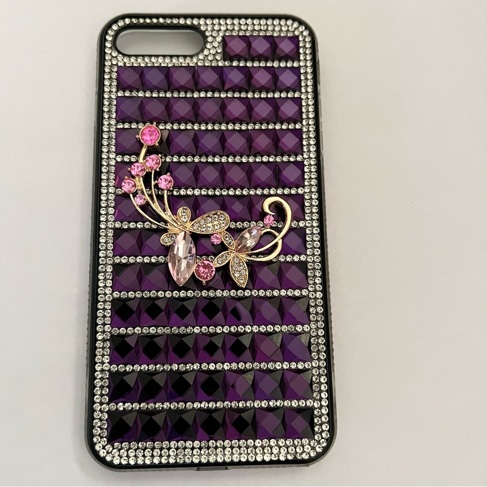 Purple glitter Apple IPhone 6/7/8 Plus